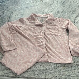 Pink Leopard Print Pajama Set l 5/6